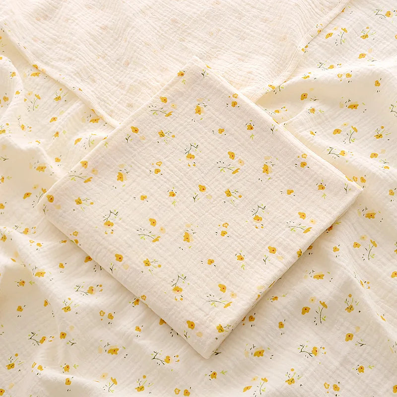 Large 100x100cm Cotton Muslin Swaddle & Bath Towel