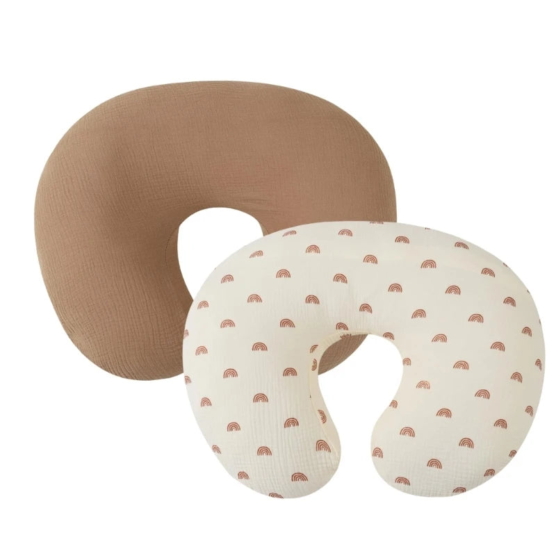 2PCS Breastfeeding Pillow Cover Pillow Case Detachable Nursing Pillowcase Breast Feeding Cushion Sleeve Breathable