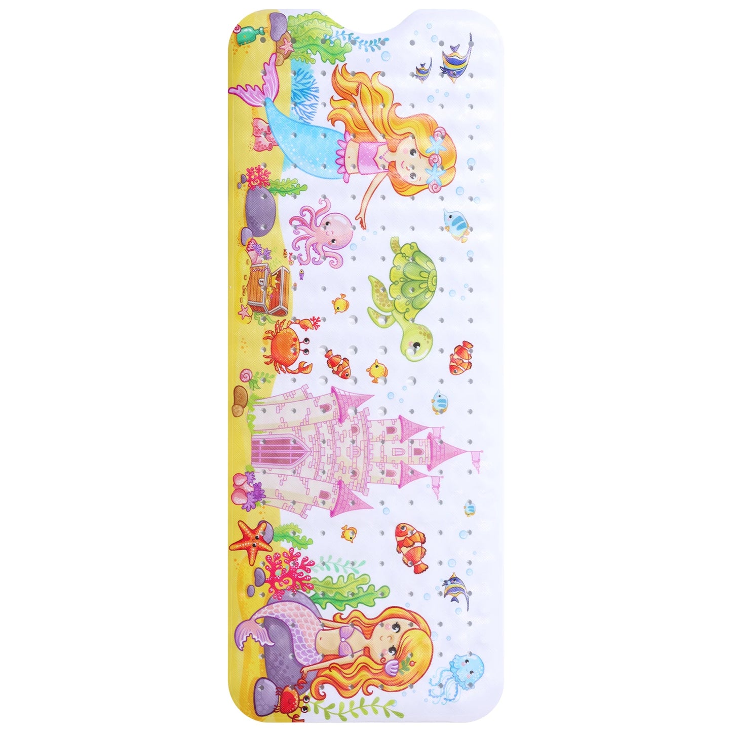 Non-Slip Cartoon Sea World Baby Bath Mat