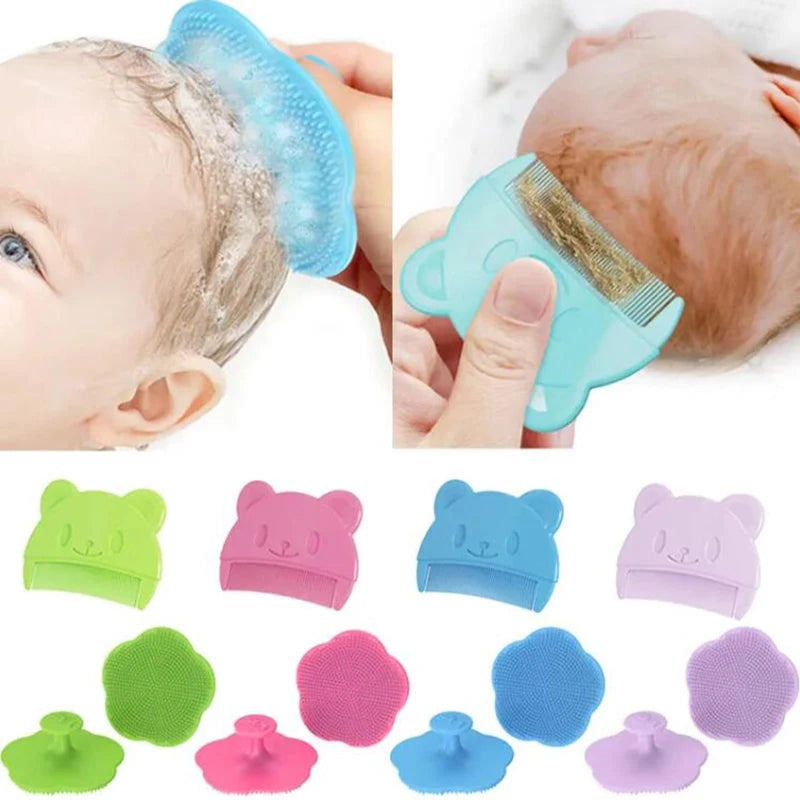 Newborn Bathing & Hair Care Silicone Comb