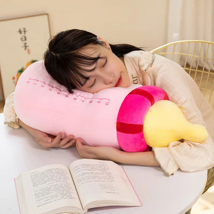 Funny Cartoon Milk Bottle/Boba Plush Pillow (40/65CM)