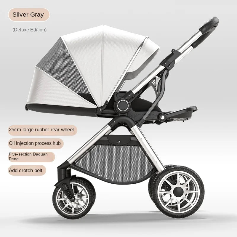 Foldable Two-way Three-speed Adjustable Stroller
