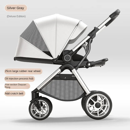Foldable Two-way Three-speed Adjustable Stroller
