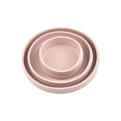 Thermostability Silicone Snack Plate & Dish Set (3PC)