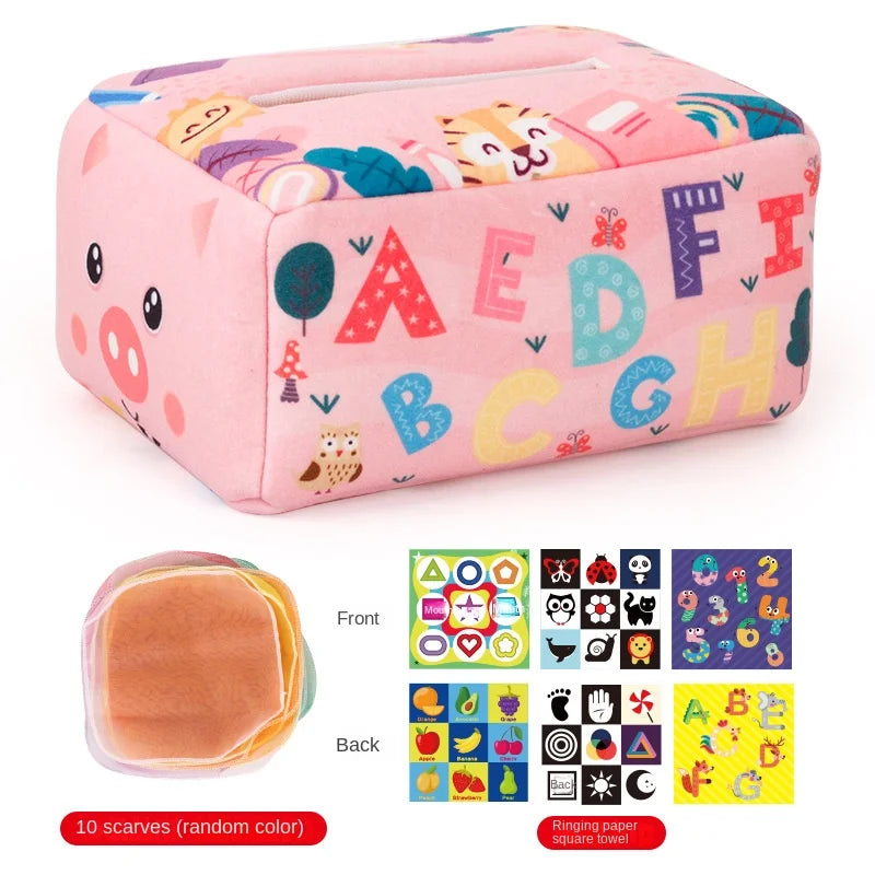 Montessori Magic Tissue Box Sensory Toy