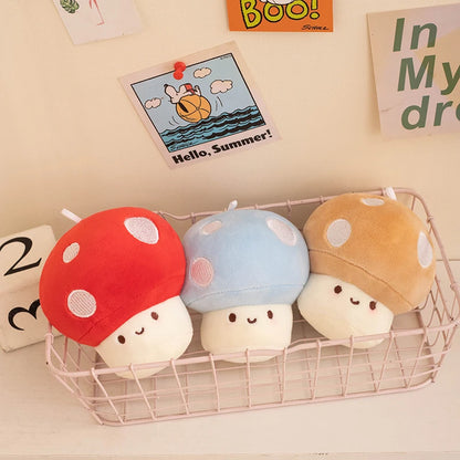 Kawaii Mushroom Plush – Soft Squishy Pillow Toy & Cute Gift for Kids