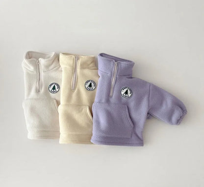 2-Piece Kids Fleece Pullover & Pants Outfit