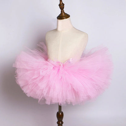 Minnie Mouse Inspired Polka Dot Tutu Skirt for Girls