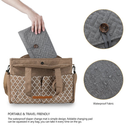 Waterproof & Washable Portable Changing Pad