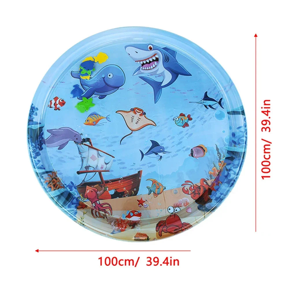 Baby Water Play Mat Inflatable Tummy Time Toy