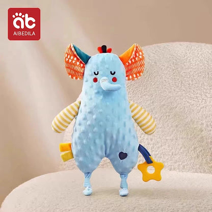 Plush Animal Security Blanket - Soft Baby Sleeping Comforter