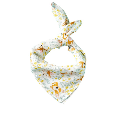 5-Pack Bamboo Cotton Muslin Bib & Burp Cloth Set