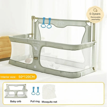 Easy-Assemble Compact Travel Crib & Bassinet