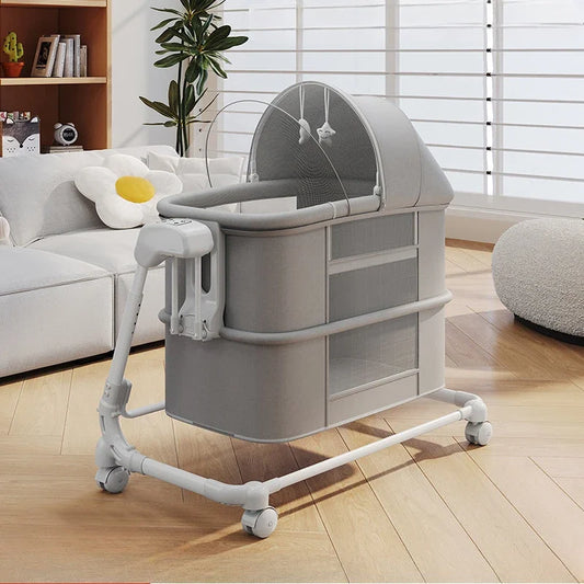 Luxury Folding Bassinet & Bedside Crib