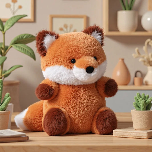 Cute Fox Plush Pillow – Soft Stuffed Toy for Kids, Perfect Sleep Buddy & Gift