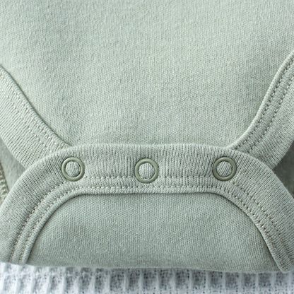 Cute Cartoon Dinosaur & Stripe Pattern Bodysuits (3 PCS)