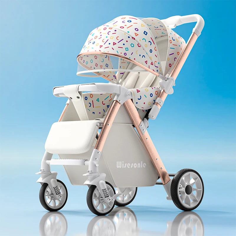 Lightweight Folding Two-way Baby Stroller