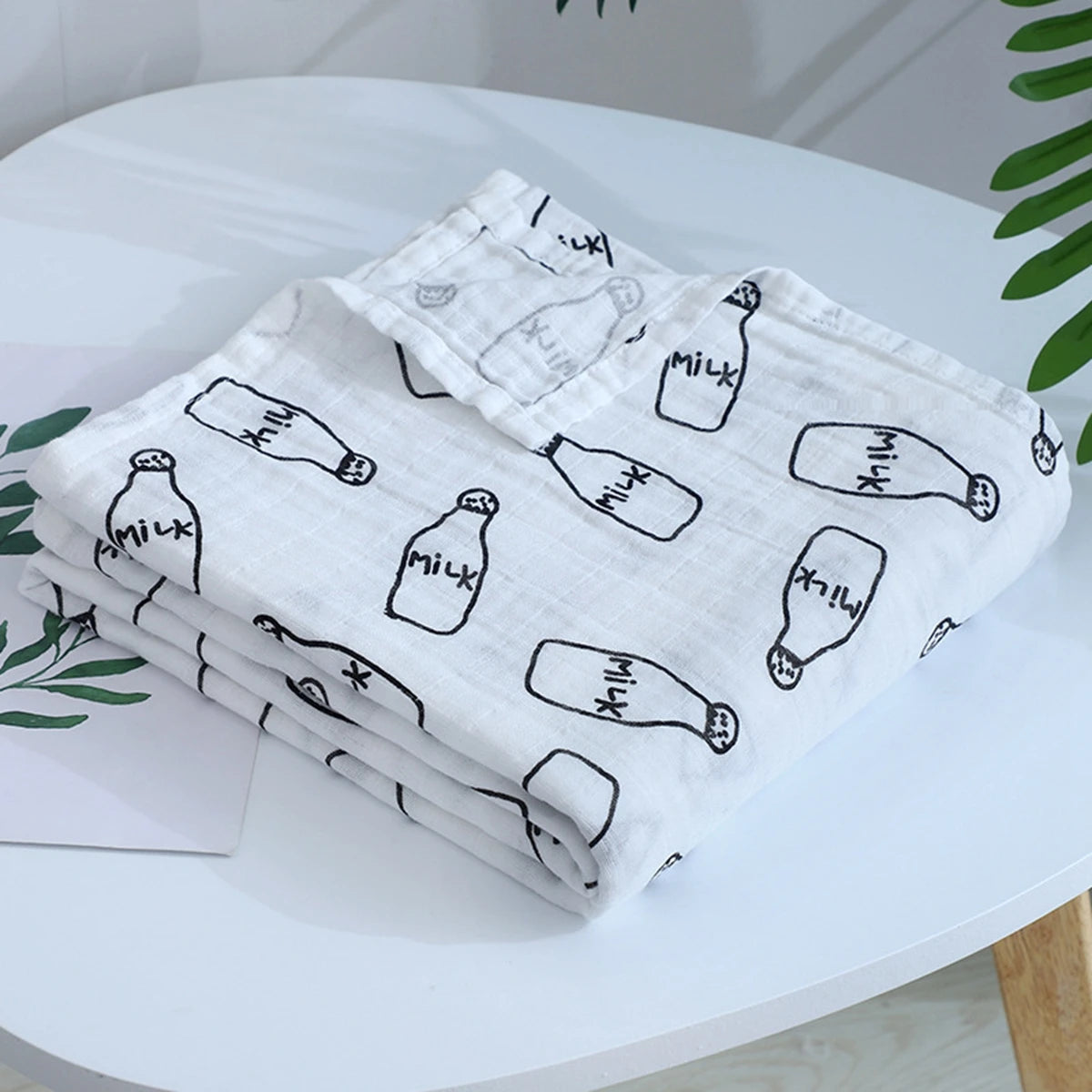 1Pc Muslin 100% Cotton Baby Swaddles Soft Newborn Wrap INS Style Infant Blankets 120*110CM