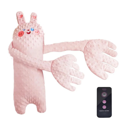 Remote Control Plush Bear Sleep Aid Pillow for Infants (65cm)