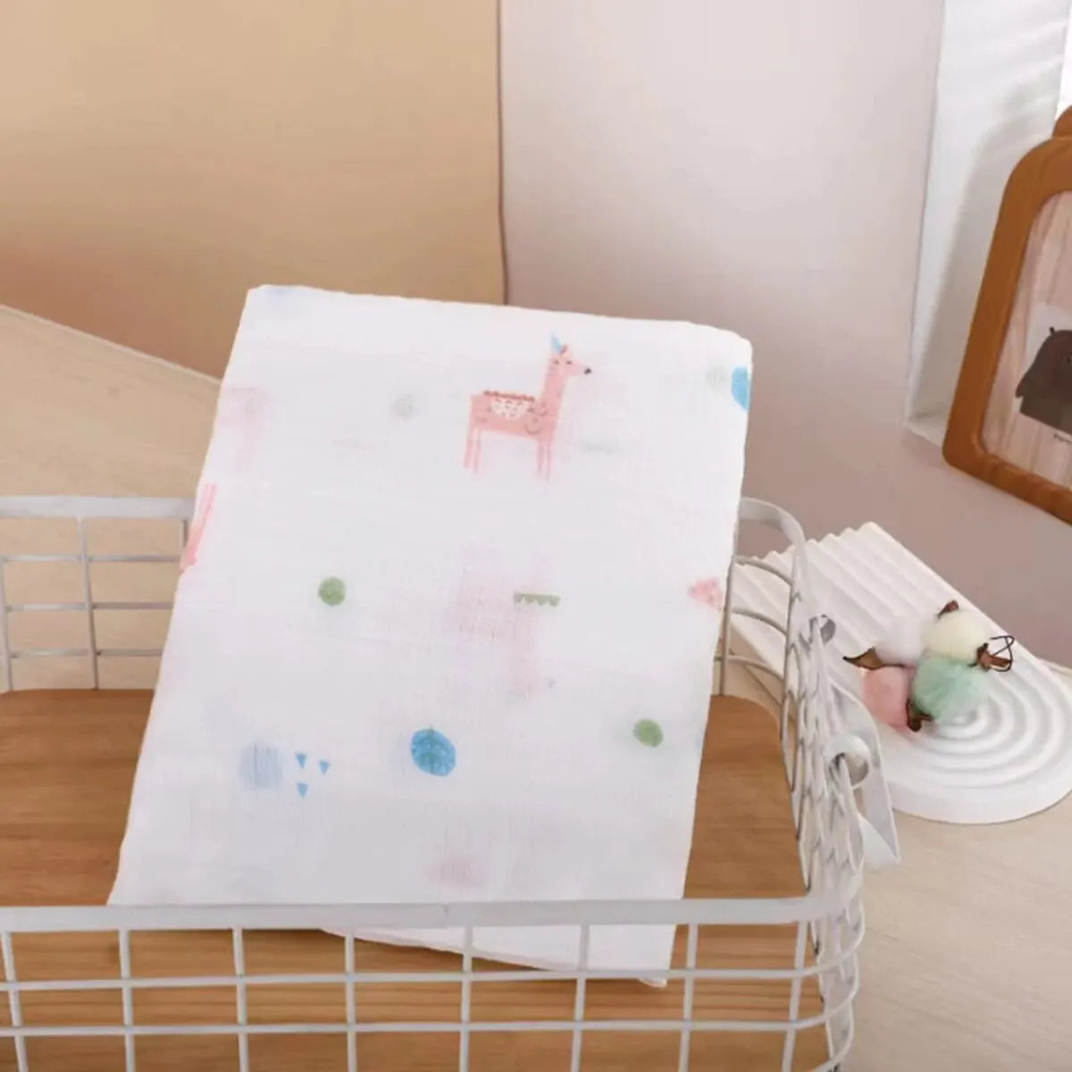 1Pc Muslin 100% Cotton Baby Swaddles Soft Newborn Wrap INS Style Infant Blankets 120*110CM