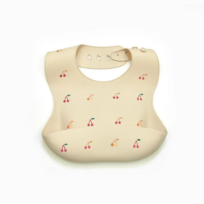 Baby Silicone Bibs, BPA-Free Waterproof Adjustable