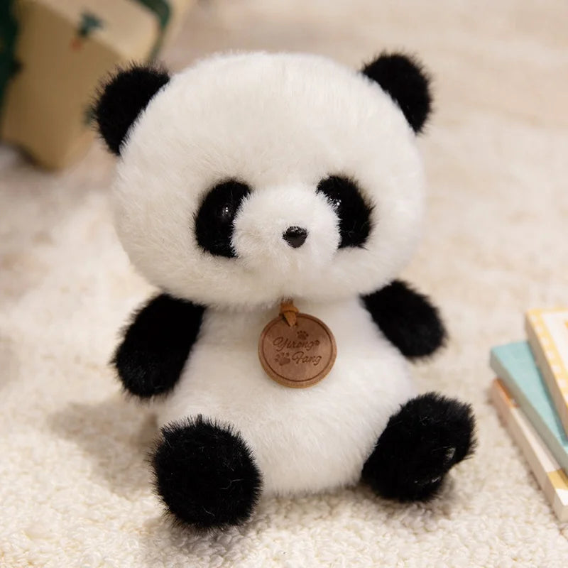 Cute Sitting Animal Plush Dolls: Red Panda, Fox, Sloth & More