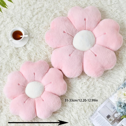 Plush Daisy Flower Pillow – Cute Cozy Cushion for Bed & Sofa