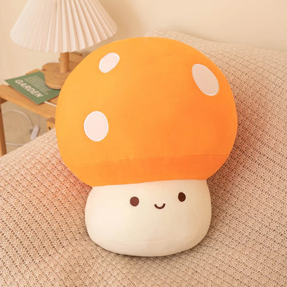 Kawaii Mushroom Plush – Soft Squishy Pillow Toy & Cute Gift for Kids