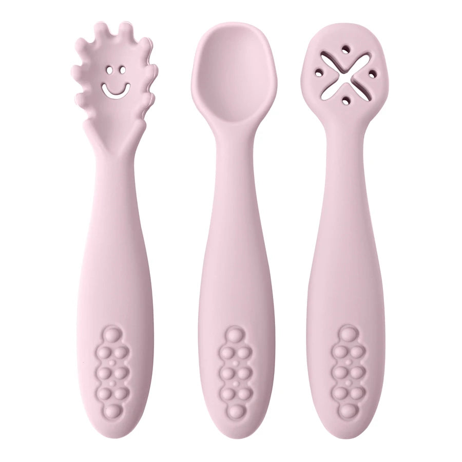 3 Pieces Baby Feeding Spoons