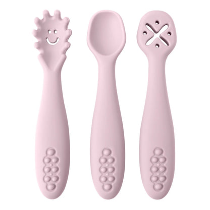 3 Pieces Baby Feeding Spoons