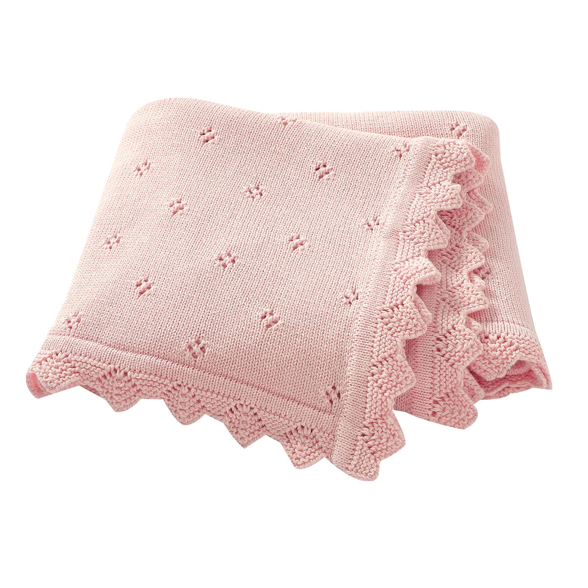 Ultra-Soft Knitted Cotton Baby Swaddle & Blanket (90x70cm)