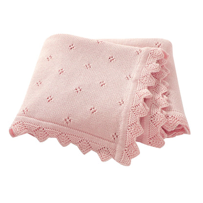 Ultra-Soft Knitted Cotton Baby Swaddle & Blanket (90x70cm)