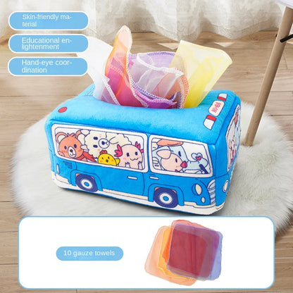 Montessori Magic Tissue Box Sensory Toy