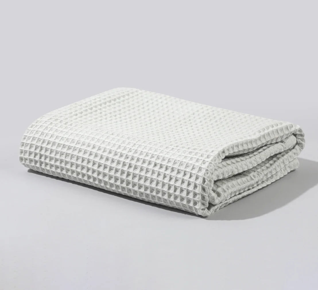 Soft Waffle Cotton Newborn Swaddle & Crib Blanket