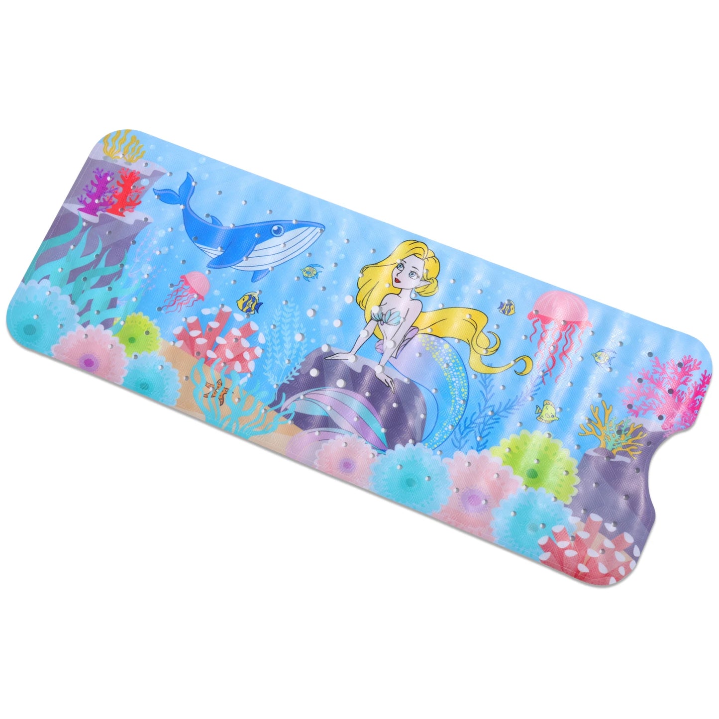 Non-Slip Cartoon Sea World Baby Bath Mat