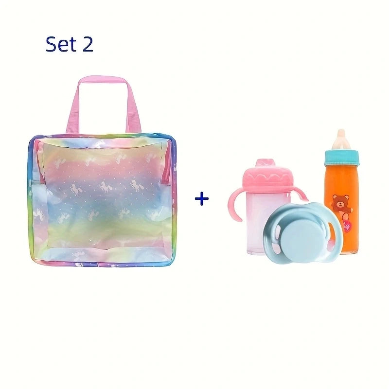 Baby Doll Feeding Bottle Set