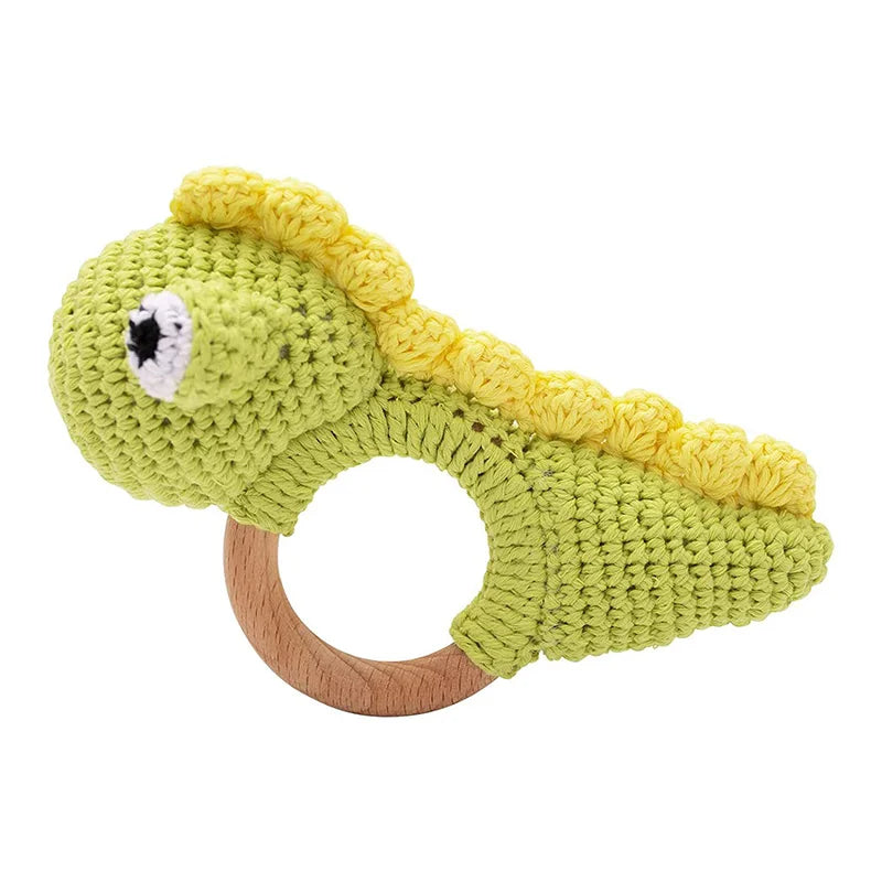 Handmade Amigurumi Cartoon Animal Baby Rattle