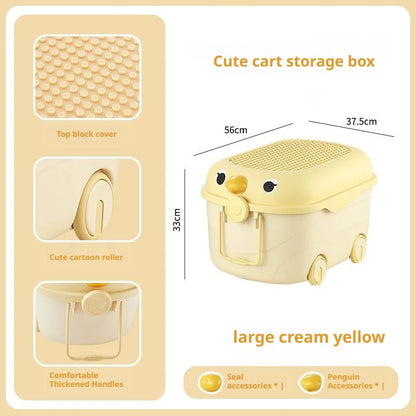 Cute Plastic Kids Toy Storage Organizer Bin