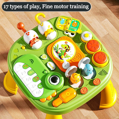 Infant Busy Board Activity Table: Sensory & Early Educational Toy