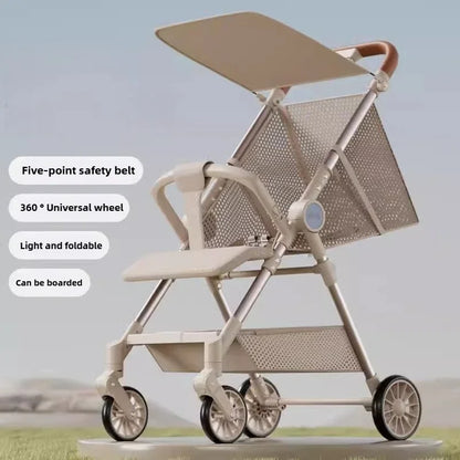 Compact & Foldable Baby Stroller for Quick Trips