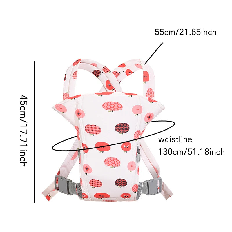 All-in-One Breathable Baby Carrier and Waist Stool