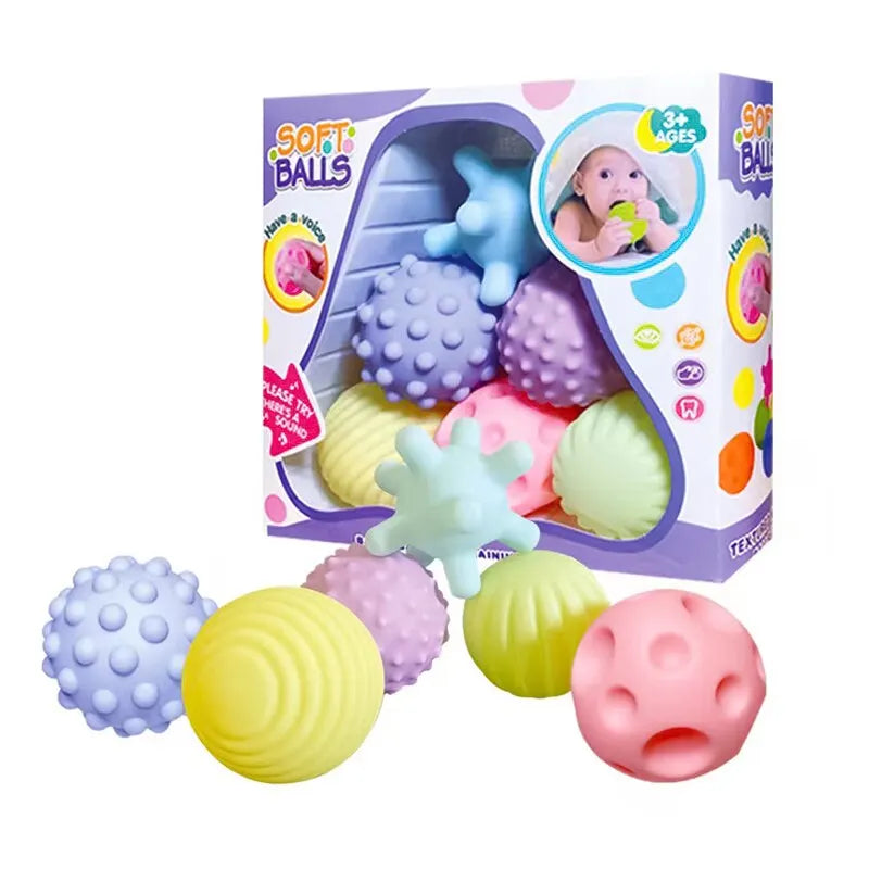 6PCS Baby Sensory Textured Balls