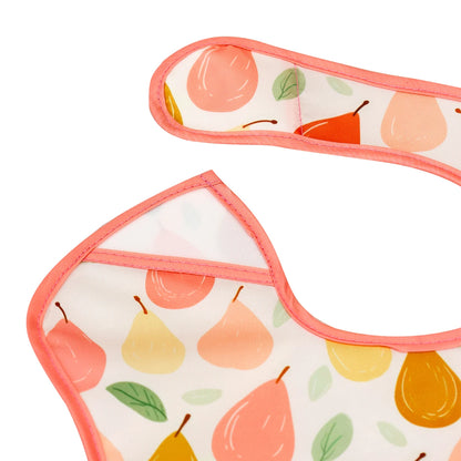 HappyFlute 3-Pack Waterproof PUL Bibs | Reusable Animal Print Set