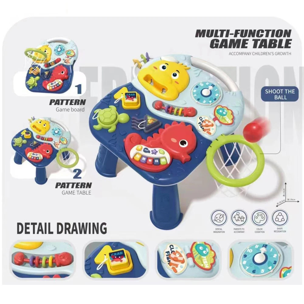 Musical Baby Activity Table: Sensory & Educational Toys