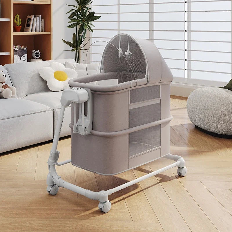 Luxury Folding Bassinet & Bedside Crib