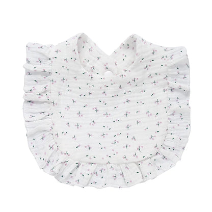 Cotton Muslin Baby Bibs for Newborns – Feeding, Drool & Burp Cloth Accessories