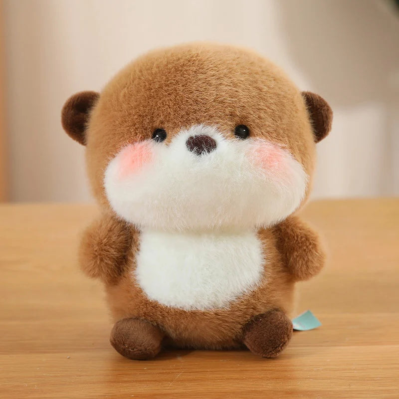 Cute Sitting Animal Plush Dolls: Red Panda, Fox, Sloth & More