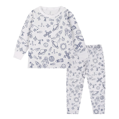 Kids DIY Sketch Pajama Set - Freehand Graffiti Sleepwear