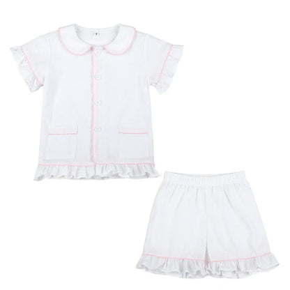 Ruffkids Cotton Seersucker Sibling Matching Pajama Sets