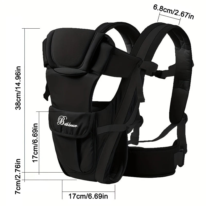 Ergonomic 4-in-1 Baby Carrier Backpack & Sling